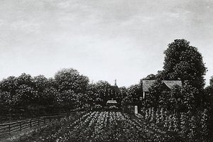 Ralph Albert Blakelock - The Artist's Garden, (painting)