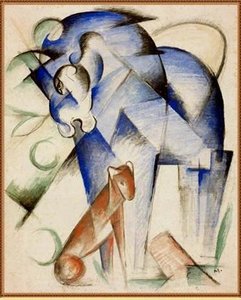 Horse And Dog — Franz Marc, Early Expressionism
