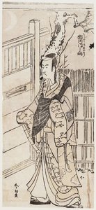 Hokusai - Actor Ichikawa Monnosuke As Soga No Jûrô Sukenari