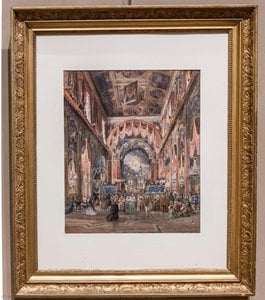 Inside The Church Of San Paolo Maggiore — Carlo Teodoro Duclère