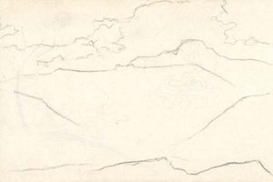 Nicolás Roerich - Cursory sketch of mountain landscape 10