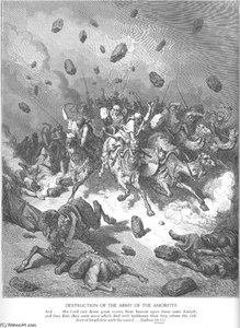 A Destruição Do Exército Dos Amoritês — Gustave Doré, Romantic Drama