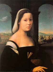 giuliano bugiardini - Portrait of a Woman, called ''The Nun''