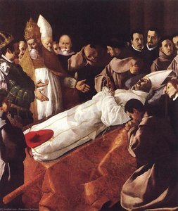 La Morte Di San Bonaventura — Francisco De Zurbarán