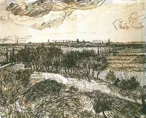 Vue D'arles Depuis Une Colline — Vincent Willem Van Gogh