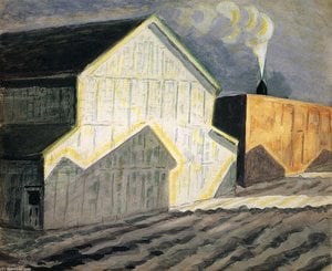 Noon Whistle In January — Charles Burchfield, Expressionism
