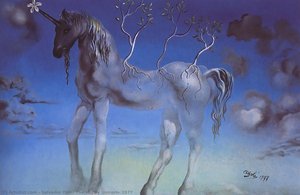 L'Licorne Joyeuse - Salvador Dalí