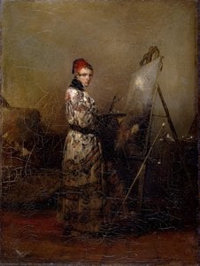 Alexandre Gabriel Decamps - Self-Portrait