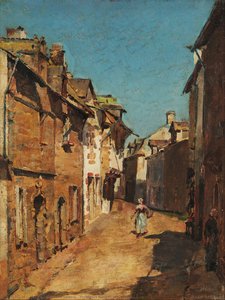 Malestroit Main Street. Bretagne — José Maria Veloso Salgado, Naturalism