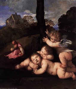 Die Drei Lebensalter (detail) — Tizian