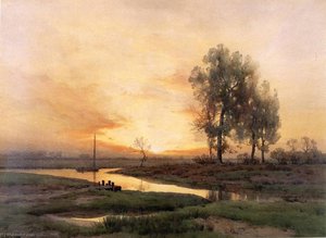 Evening Sail — Henry Farrer