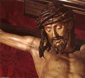 juan martínez montañés - The Merciful Christ (detail)