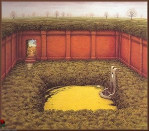 In The Oligocenskie Gardens — 雅策·耶尔卡 (yǎcè Yēlā), Surrealism