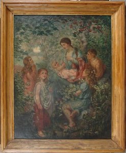 Réunion D'enfants Dans Un Jardin — Valentine Reyre