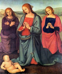 Πιέτρο Περουτζίνο - Madonna with Saints Adoring the Child