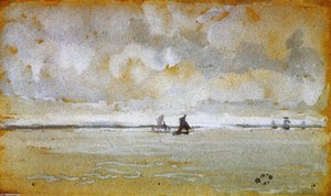 James McNeill Whistler - Grey Note - Mouth of the Thames