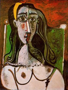 Pablo Picasso - Seated woman 6