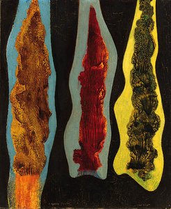 Max Ernst - Tres cipreses fáciles