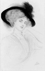 Woman In Hat 2 — Paul César Helleu