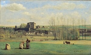 Camille Corot - Landscape of La Ferté-Milon
