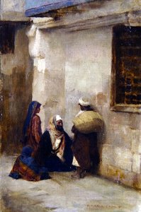 Street Corner In Cairo — Robert Anning Bell