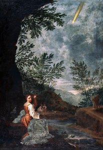 Donato Creti - Astronomical Observations. A Comet