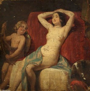Venus och Cupid - William Etty