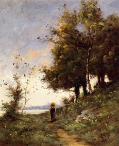 Woman On A Path — Paul Désiré Trouillebert