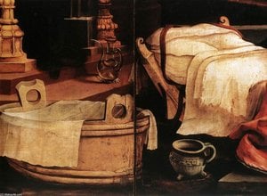 Matthias Grünewald - Nativity (detail)