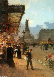 Place De La Republique, Paris — Dit Luigi Loir Aloys François Joseph Loir