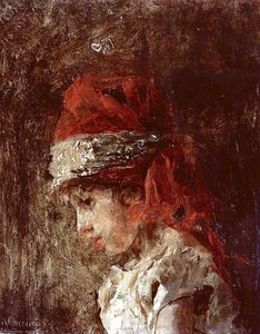 Luigiello Con Turbante — Antonio Mancini