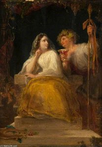 Thomas Uwins - Comus Offering The Enchanted Cup To The Lady