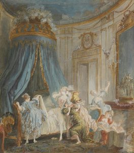 Přinesení nevěsty do lože - pierre-antoine baudouin