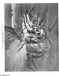Gustave Doré - Devils and Virgil
