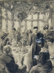 High Tea In The Sukkah — Solomon Joseph Solomon