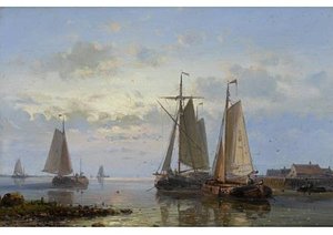 Evening On The Estuary — Abraham Hulk Senior