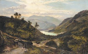 The Path Down To The Lake, North Wales — Sidney Richard Percy