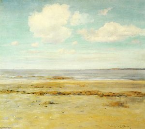 The Deserted Beach — Уилям Мъррит Чейс, American Impressionism