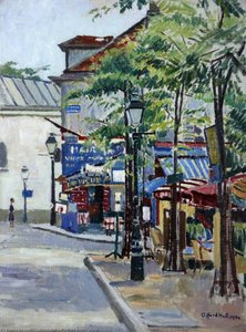 Place Du Tertre, Paris — Clifford Hall