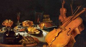 Still-life With Musical Instruments — Pieter Claesz