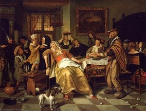 Jan Steen - Twelfth Night
