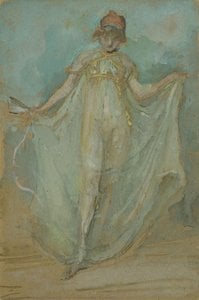 Green And Blue: The Dancer — James Abbott Mcneill Whistler, Aesthetic Impressionism