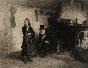 The Reprimand — Walter Shirlaw