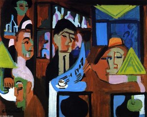 Davoser Café — Ernst Ludwig Kirchner
