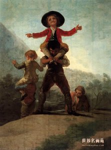 Playing At Giants — Francisco José De Goya Y Lucientes