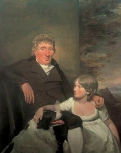 大卫·威尔基爵士 - James Morison of Naughton with His Granddaughter