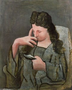 Pablo Picasso - Woman reading 2