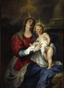 Sir Anthony van Dyck - The Virgin and Child