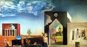 Suburbs Of A Paranoiac-critical Town, Afternoon On The Outskirts Of European History — Salvador Dalí, Surrealist Art