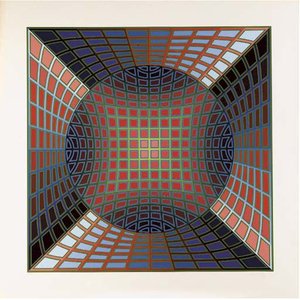 Victor Vasarely - Einstein